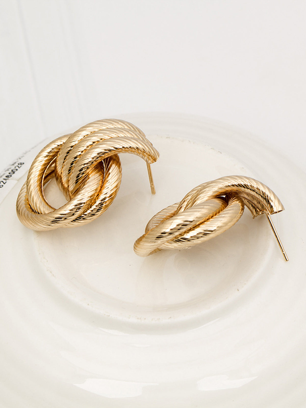 Kyrell | Textured Twisted Studs