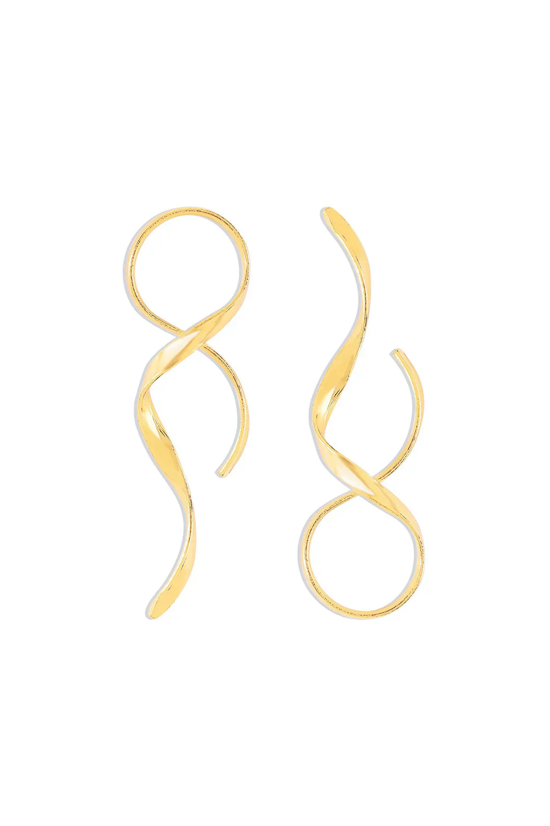 Ismara | Sleek Spiral Earrings