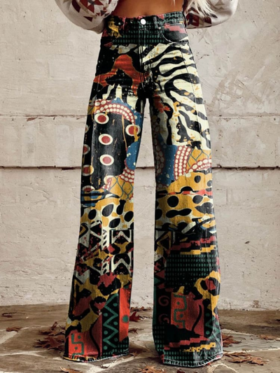 Mia | Colorful Wide-Pants
