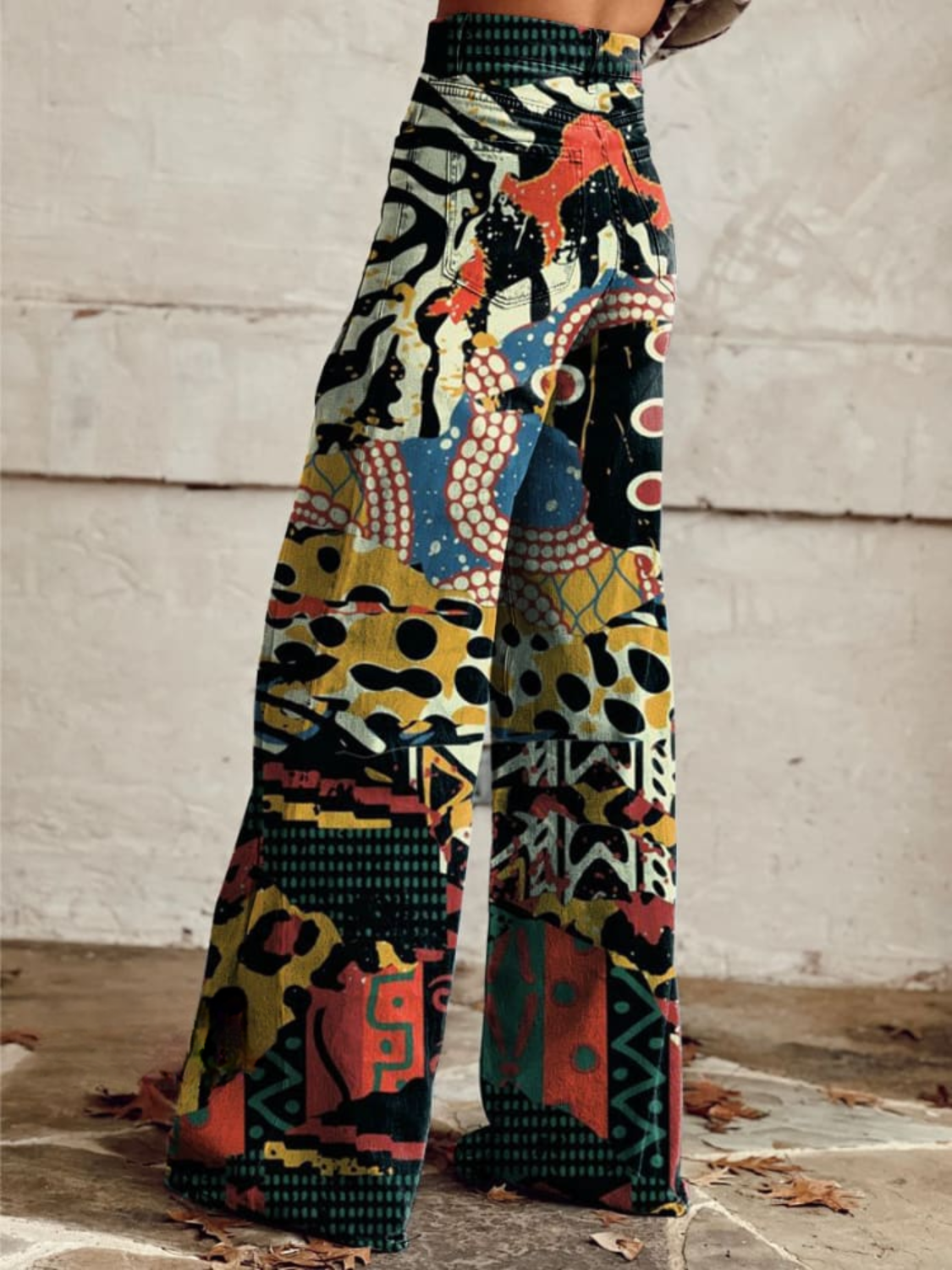 Mia | Colorful Wide-Pants