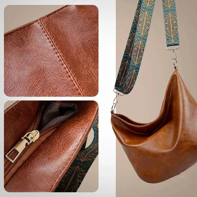 Alexis | Vintage Leather Bucket Bag