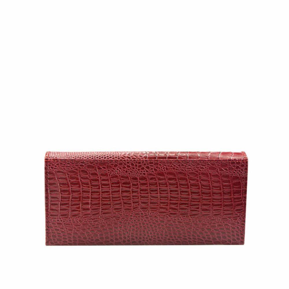 Caroline | Crocodile-Embossed Wallet