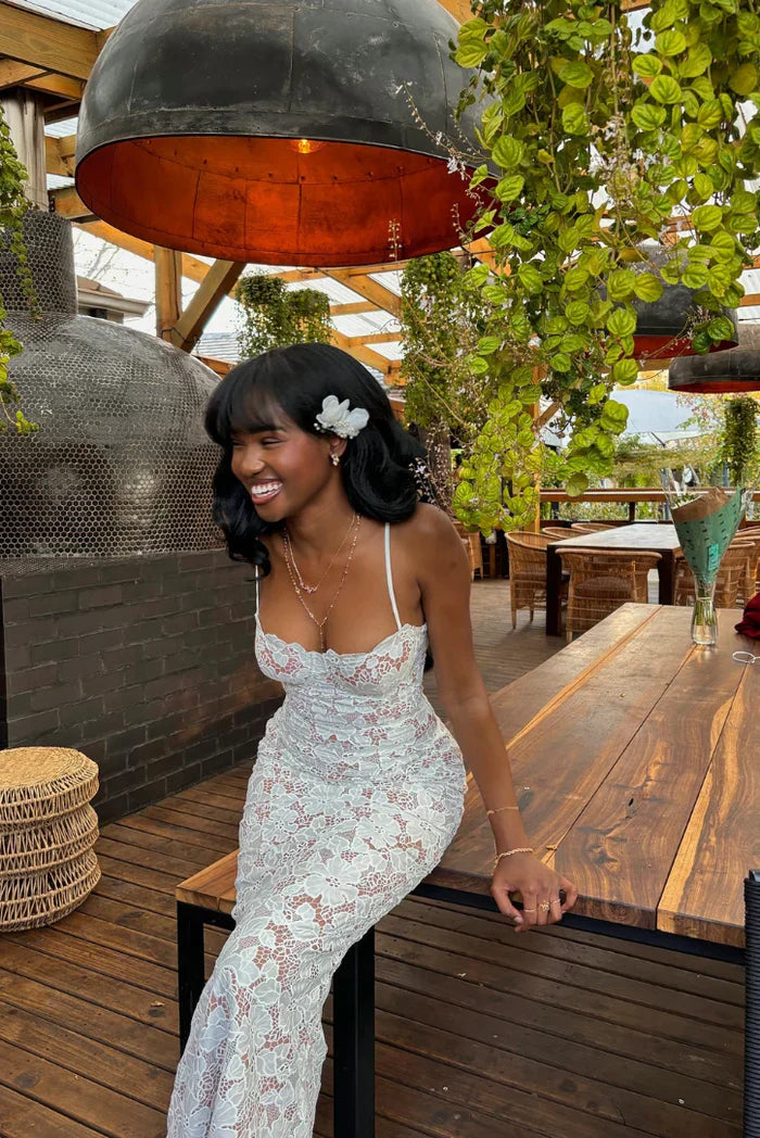 Polly | Lace Maxi Dress