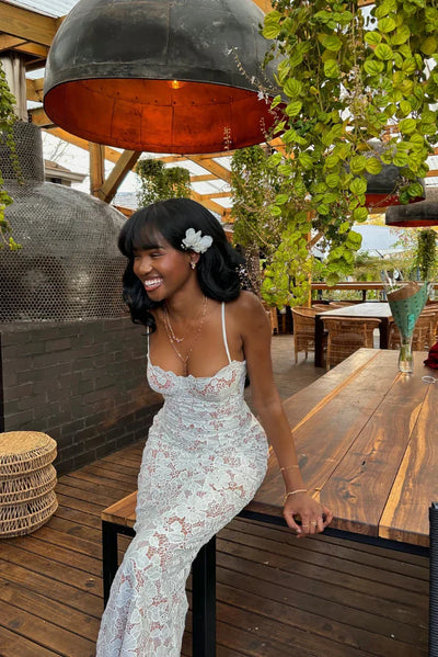 Polly | Lace Maxi Dress