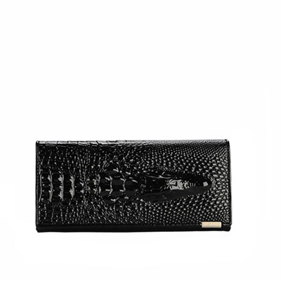 Caroline | Crocodile-Embossed Wallet