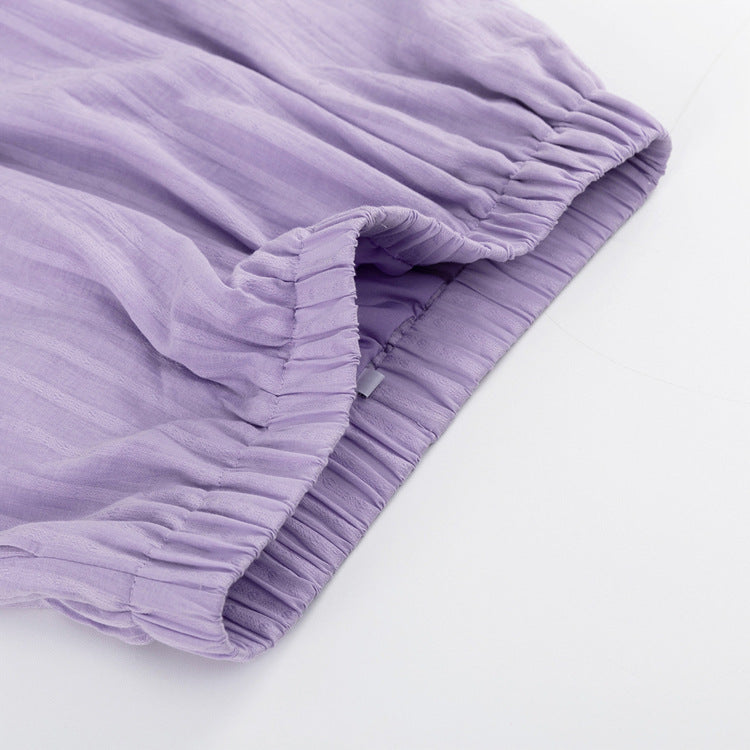 Yselia | Breezy Button-Up and Shorts Set