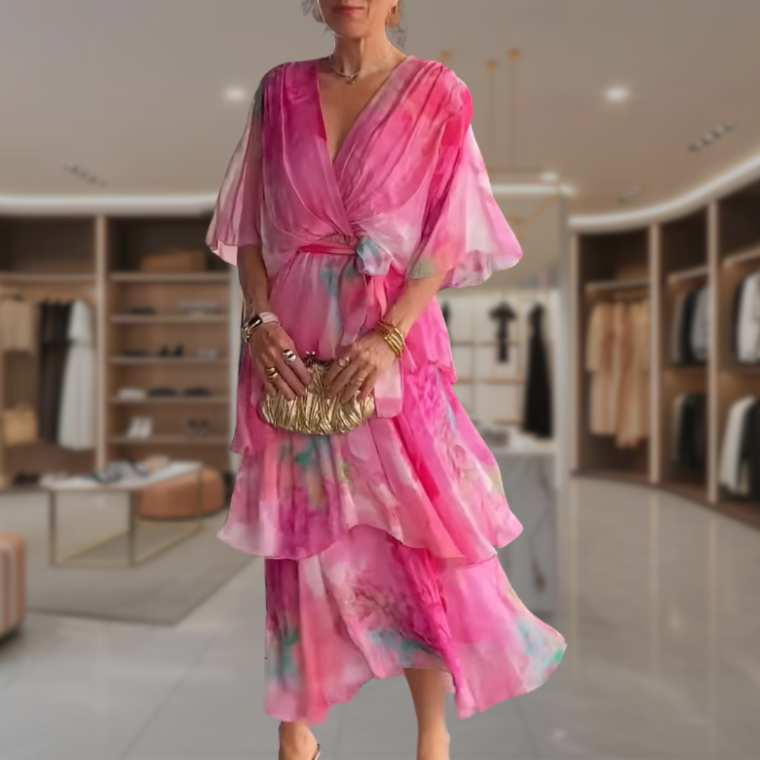 Selena | Elegant Ruffle Dress