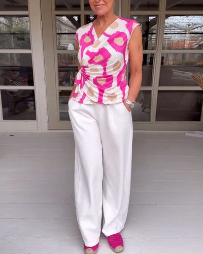 Valencia | Bold Wrap Top