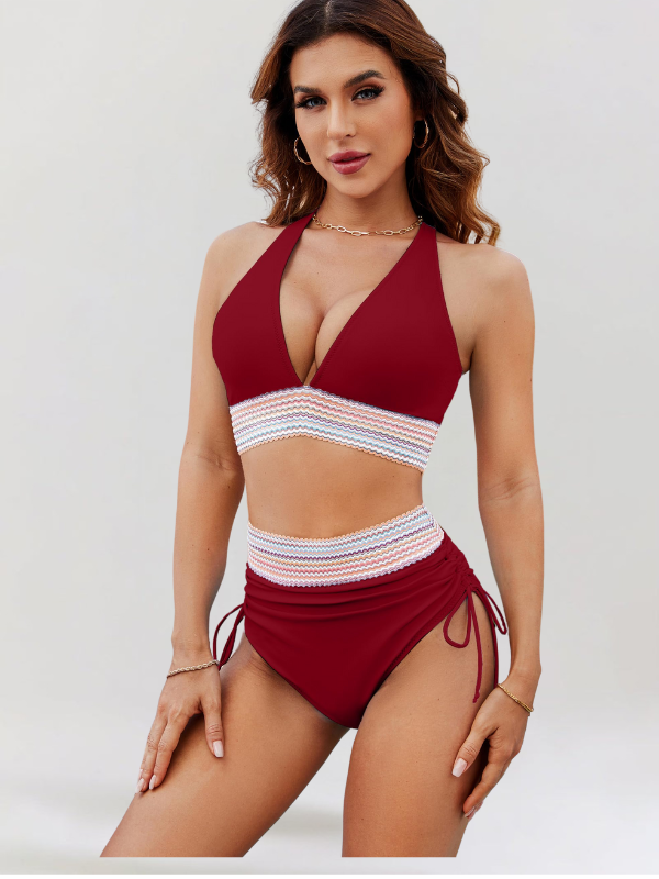 Frances | High-Waisted Bikini Set with Tummy Control