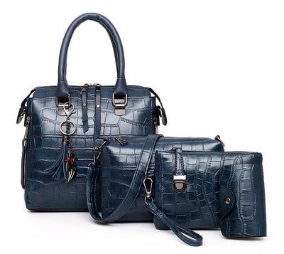 Palmer | Crocodile Handbag Set