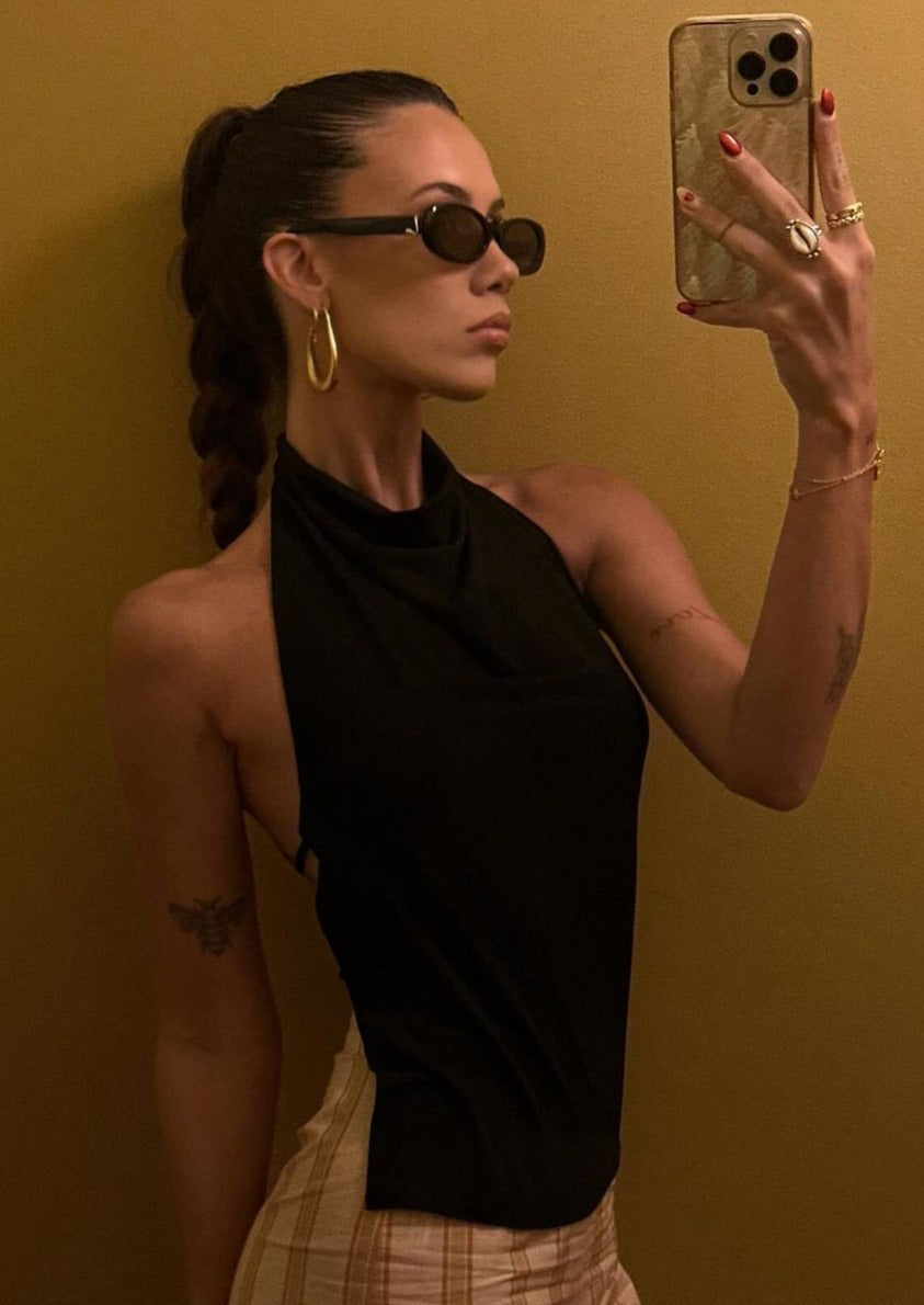 Mariah | Drop Hoop Earrings