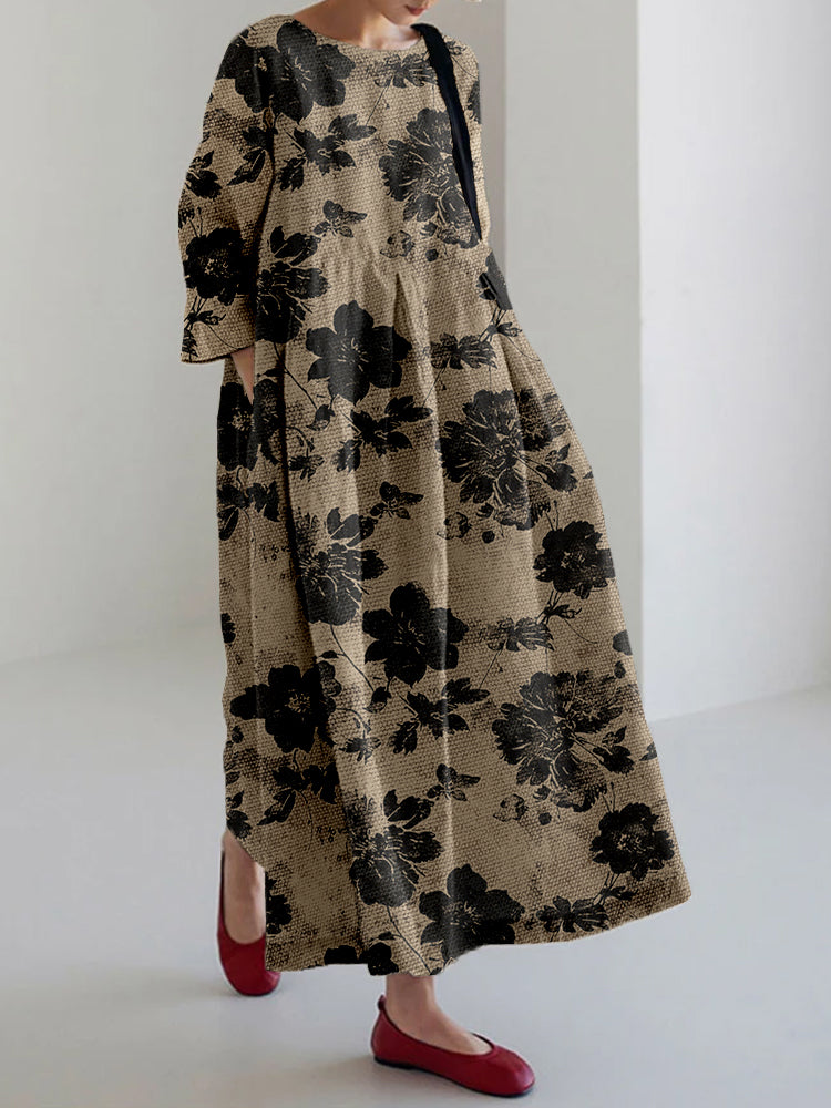 Nerisse | Botanical Print Dress