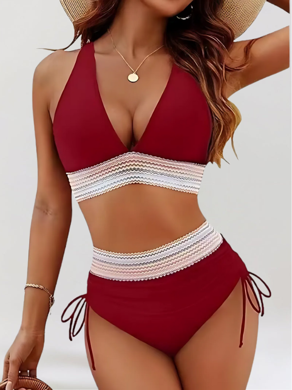 Frances | High-Waisted Bikini Set with Tummy Control
