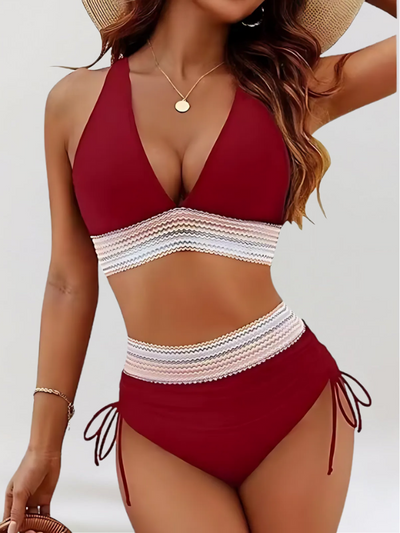Frances | High-Waisted Bikini Set with Tummy Control