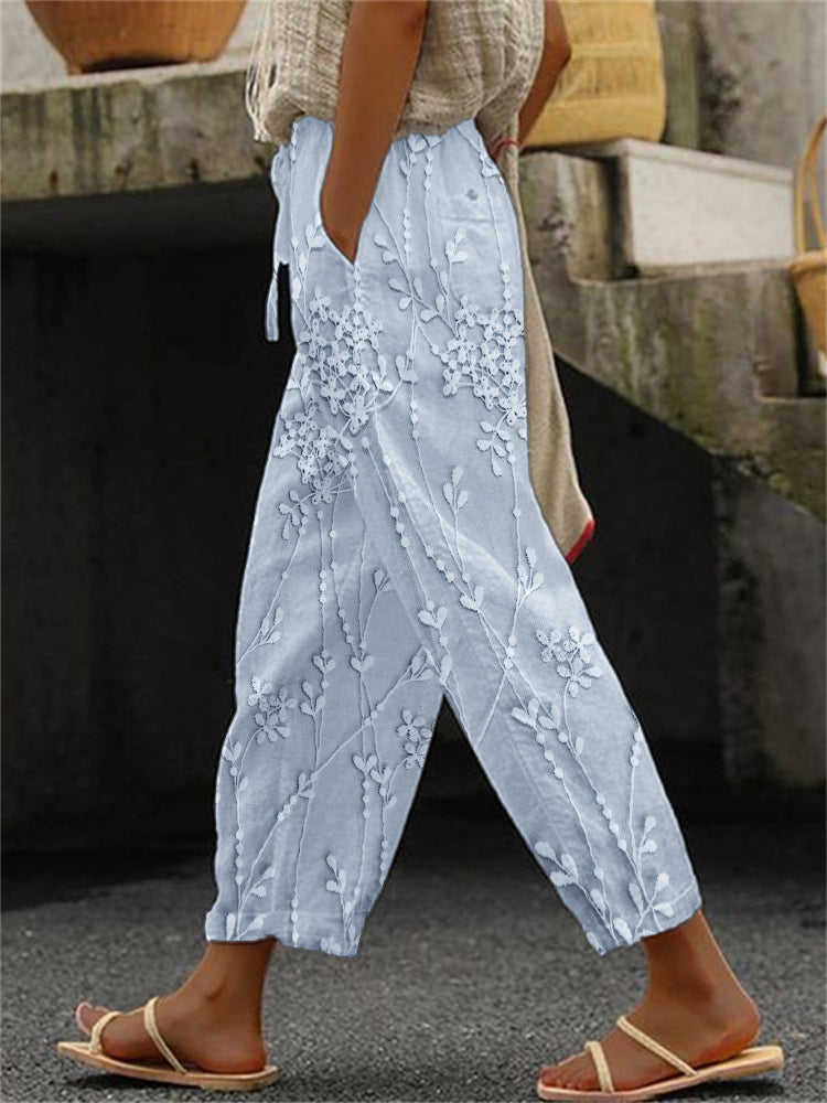 Aviora | Vine Printed Trousers