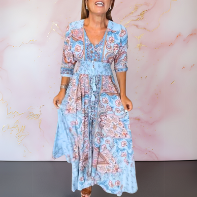 Marga | Elegant V-Neck Dress