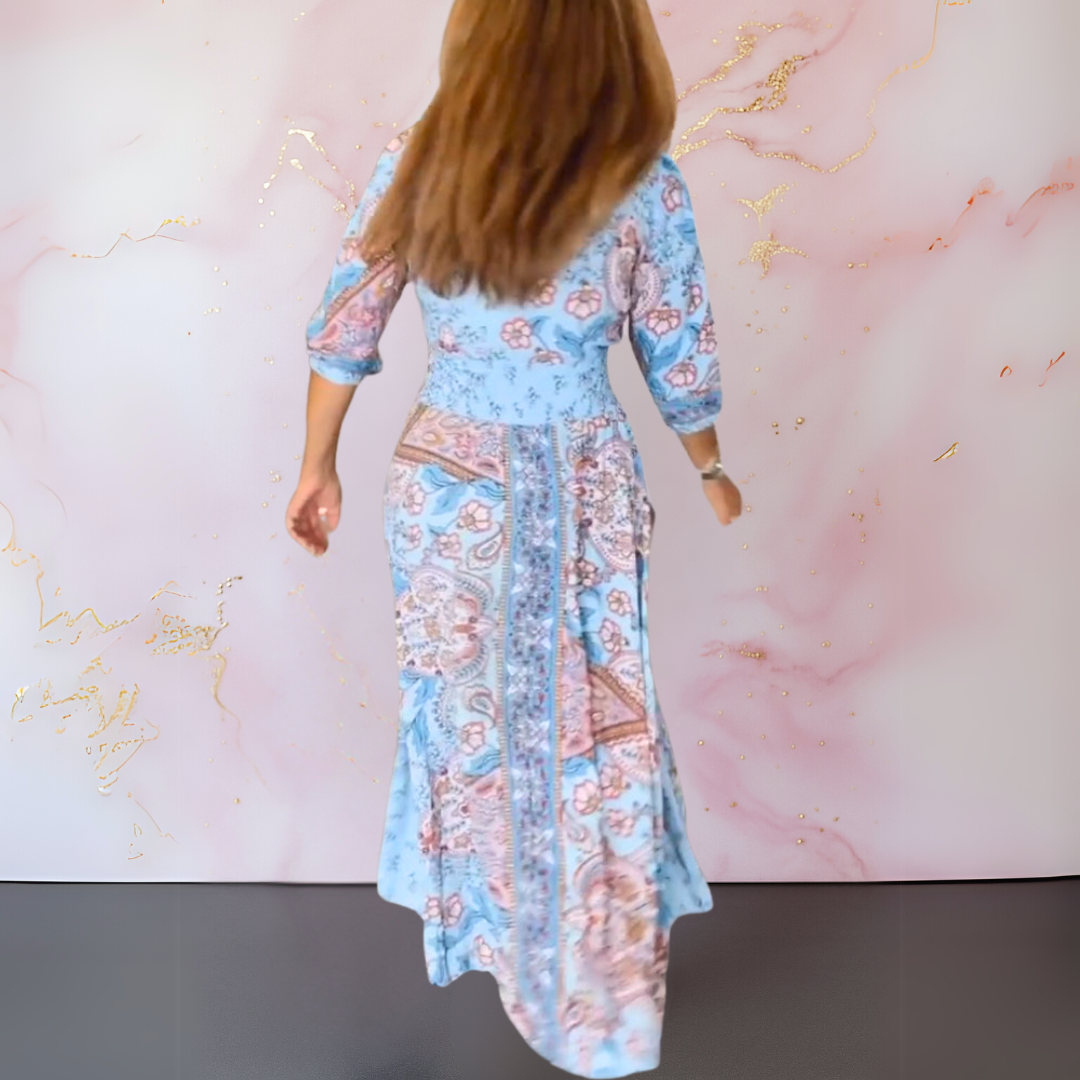 Marga | Elegant V-Neck Dress