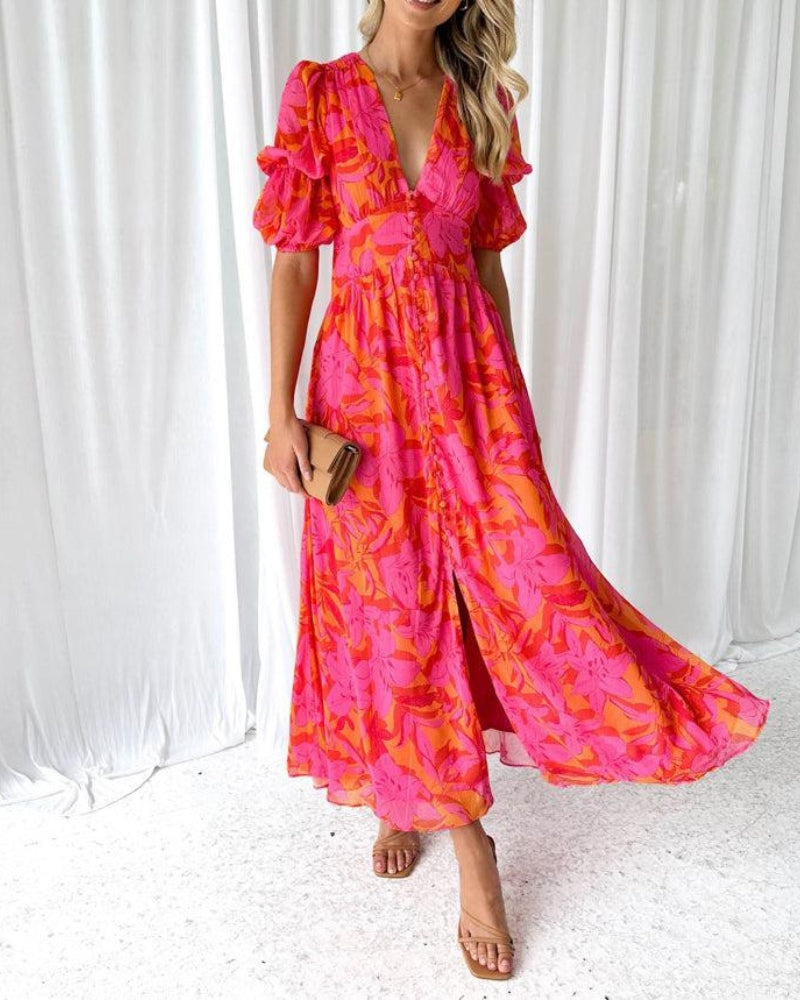 Skylar | Flowy Printed Dress