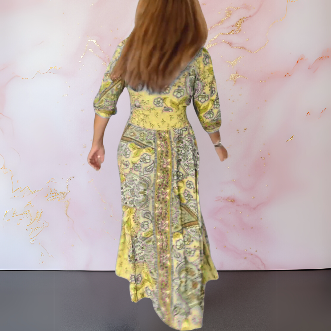 Marga | Elegant V-Neck Dress