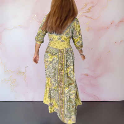 Marga | Elegant V-Neck Dress