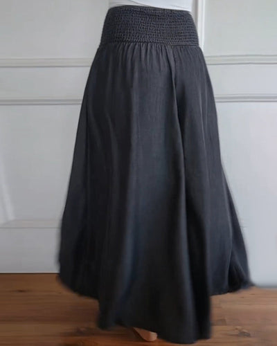 Amelia | Elastic-Waist Wide-Pants