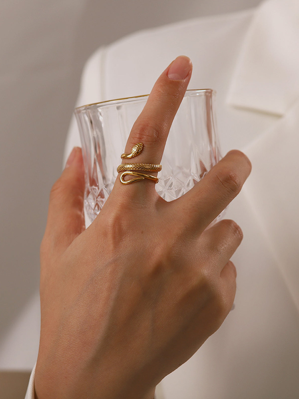 Vynessa | Adjustable Snake Ring