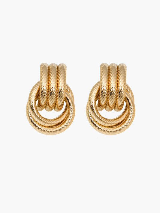 Kyrell | Textured Twisted Studs