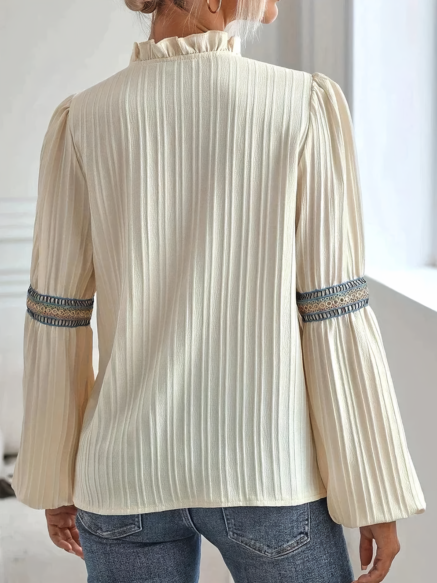 Renata | Stunning V-Neck Blouse