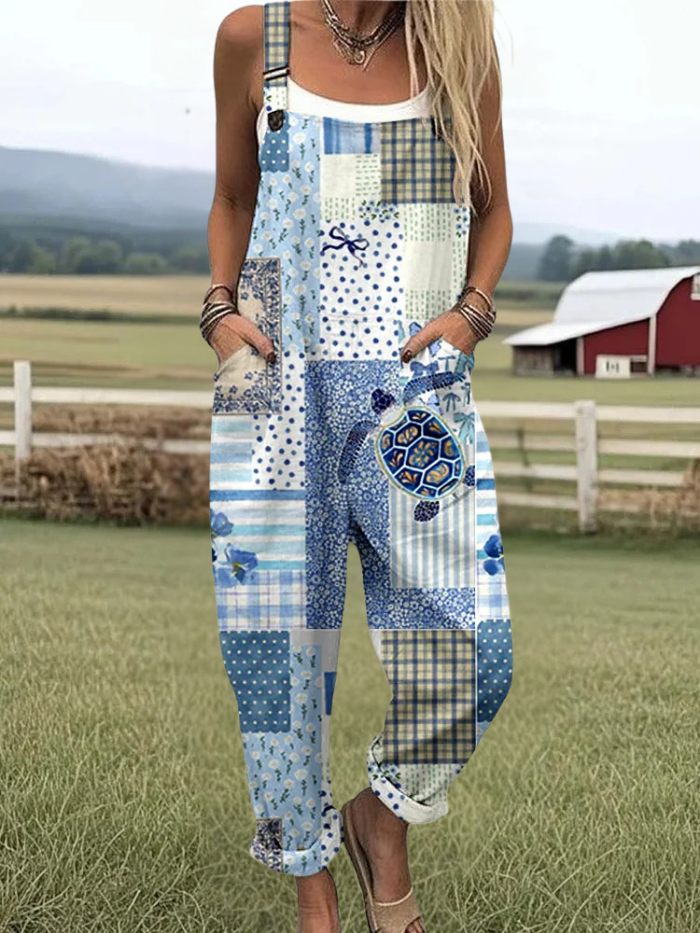 Debbie | Geometric Pattern Jumpsuit