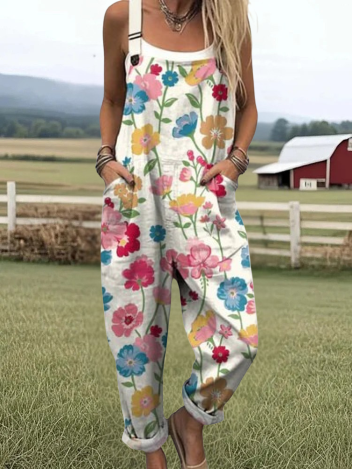 June | Floral Print Jumpsuit