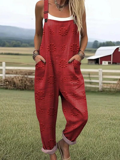 Daisy | Floral Art Jumpsuit