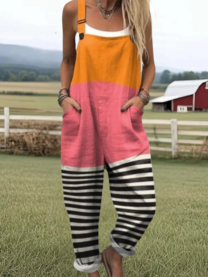 Clementine | Abstract Pattern Jumpsuit