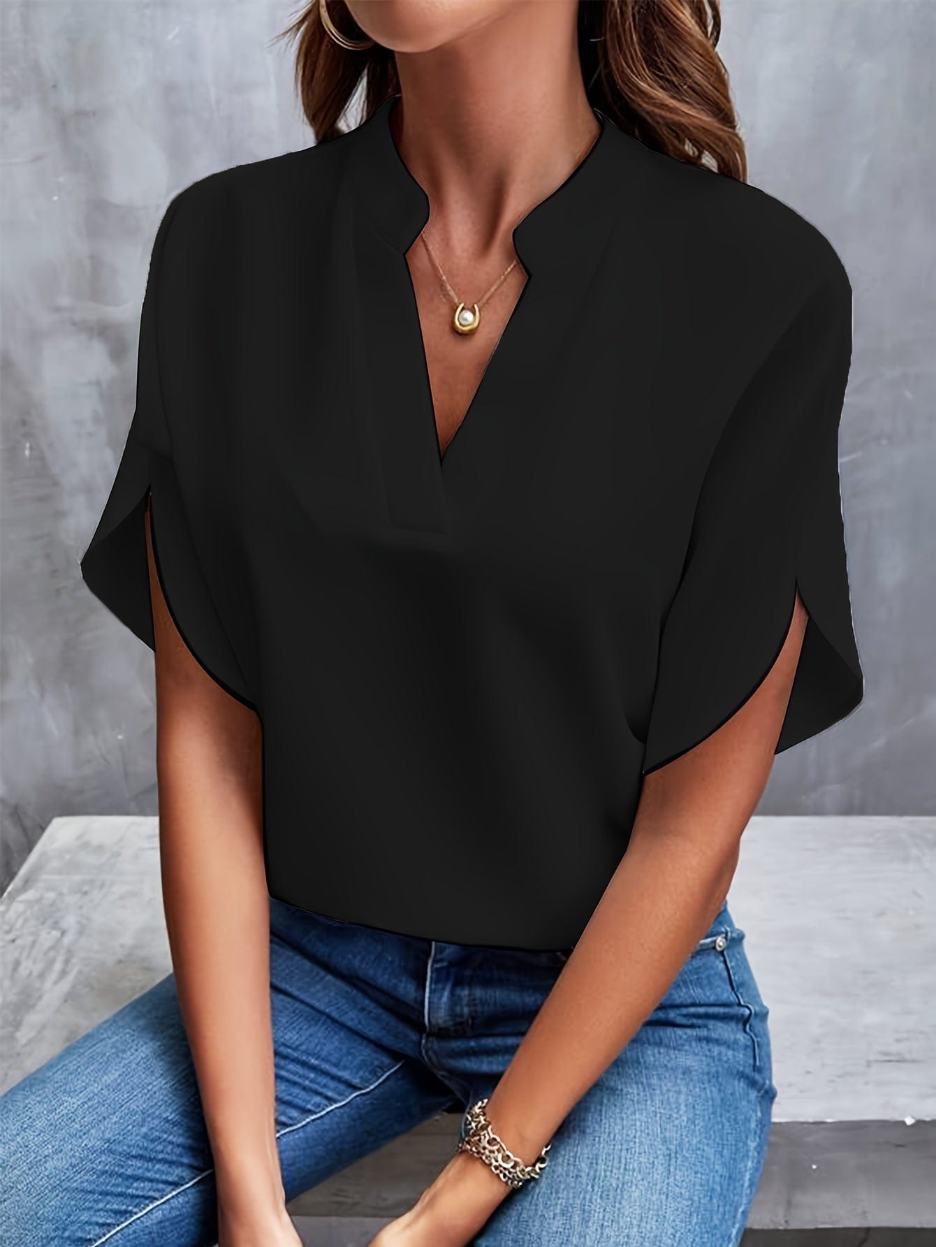 Mira | Draped Blouse