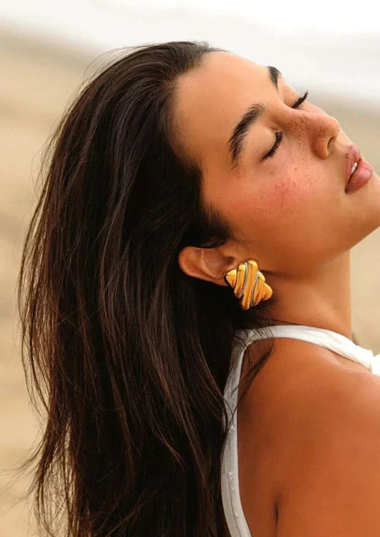 Aurora | Vintage Rectangular Studs