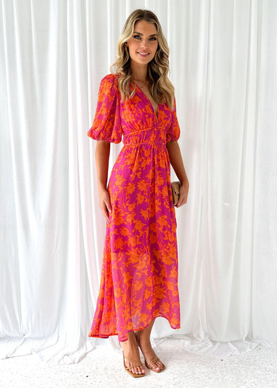 Clara | Long Floral Spring Dress
