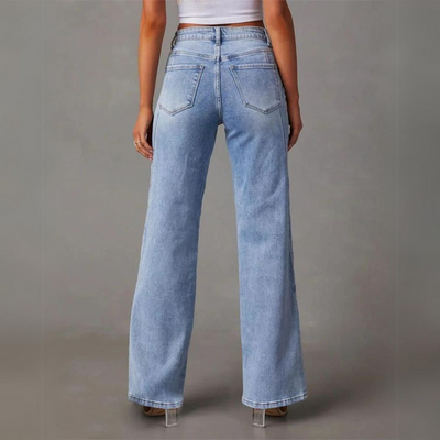 Olidia | High-Waisted Wide-Jeans