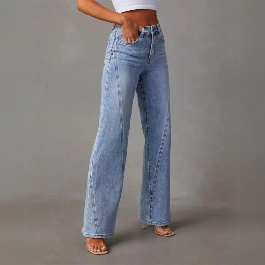 Olidia | High-Waisted Wide-Jeans