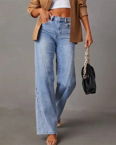 Olidia | High-Waisted Wide-Jeans