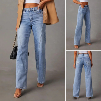 Olidia | High-Waisted Wide-Jeans