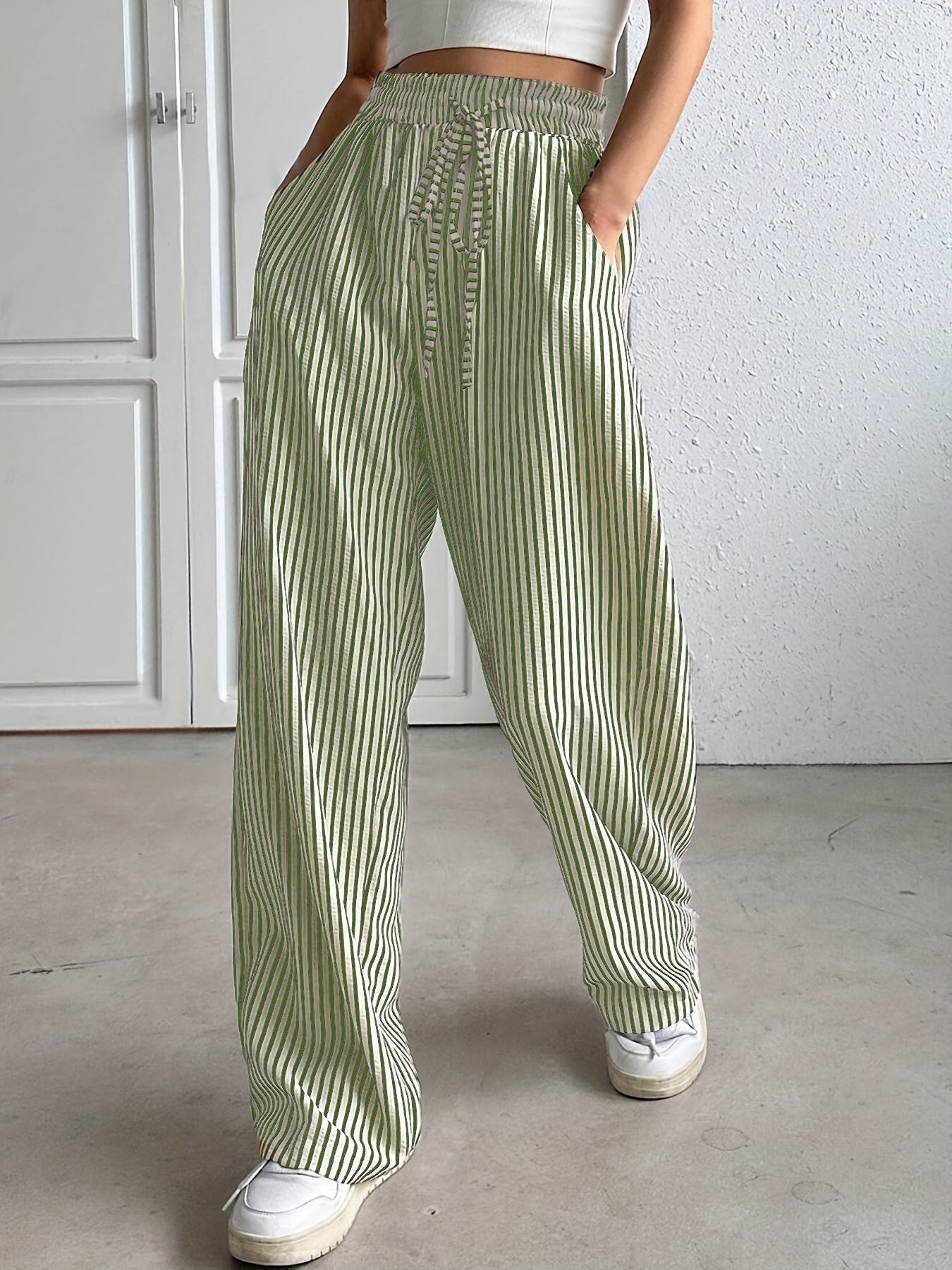 Tate | Striped Trousers