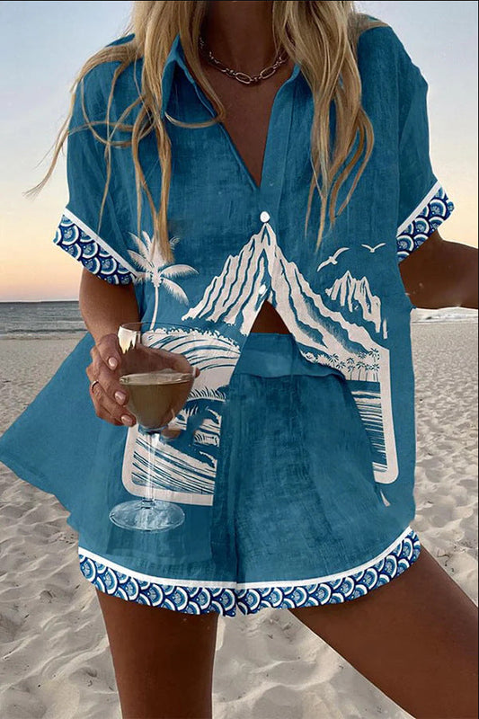 Virina | Short Summer Set Mount Fuji