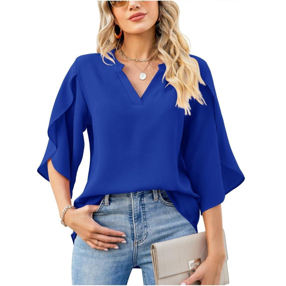 Katelina | Elegant V-Neck Top