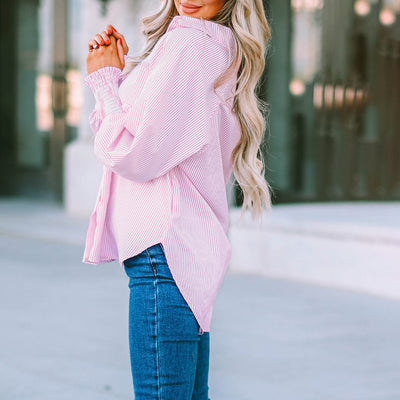 Quinlee | Stripe Relaxed Shirt