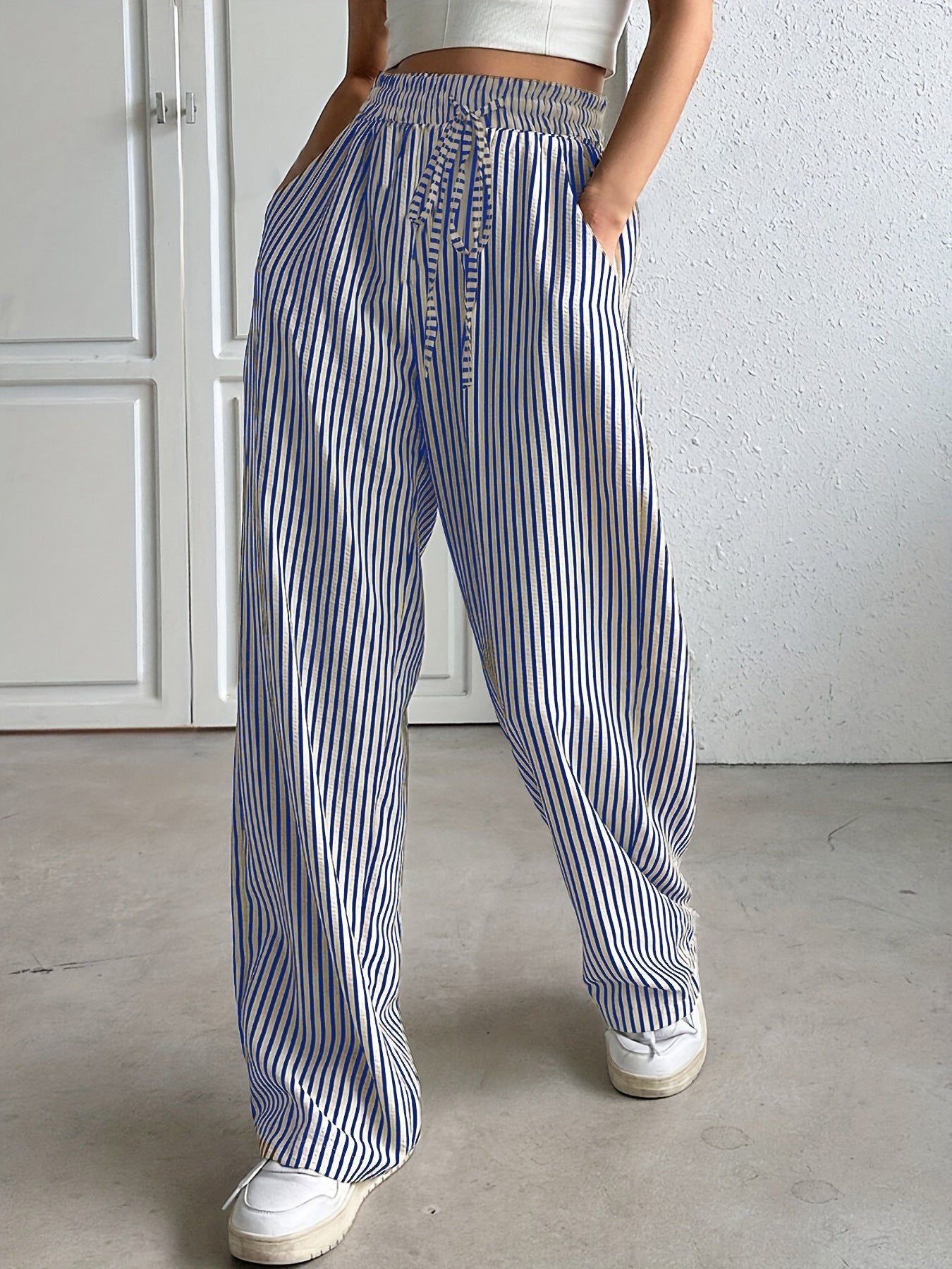 Tate | Striped Trousers