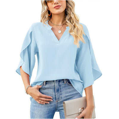 Katelina | Elegant V-Neck Top