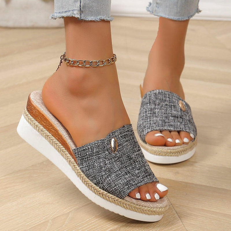Monika | Wedge Slipper