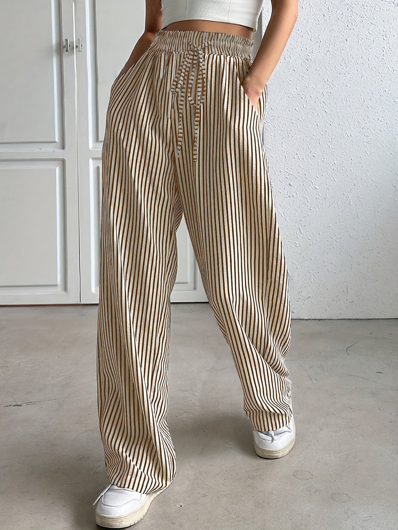 Tate | Striped Trousers