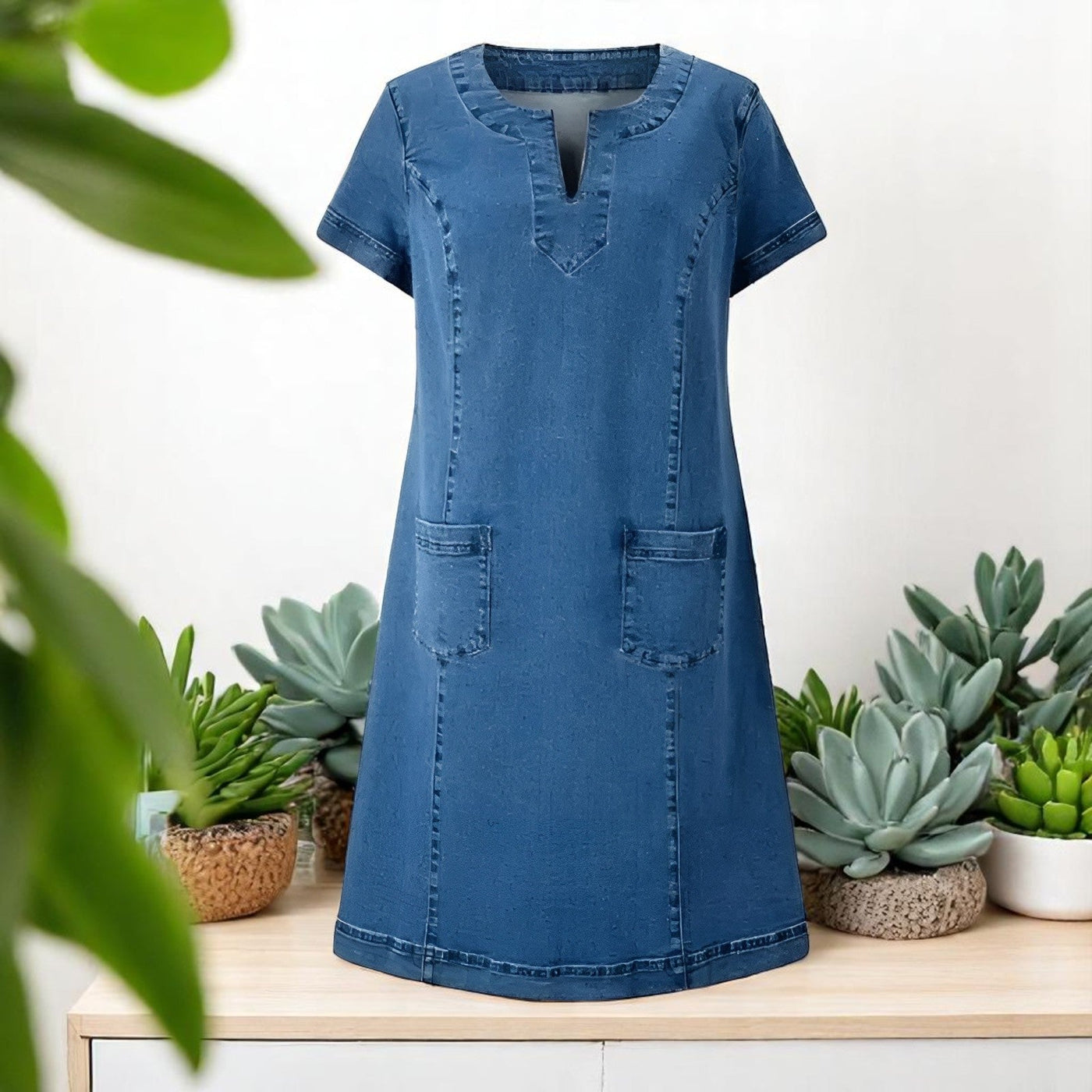Ilona | Causual Denim-Style Dress