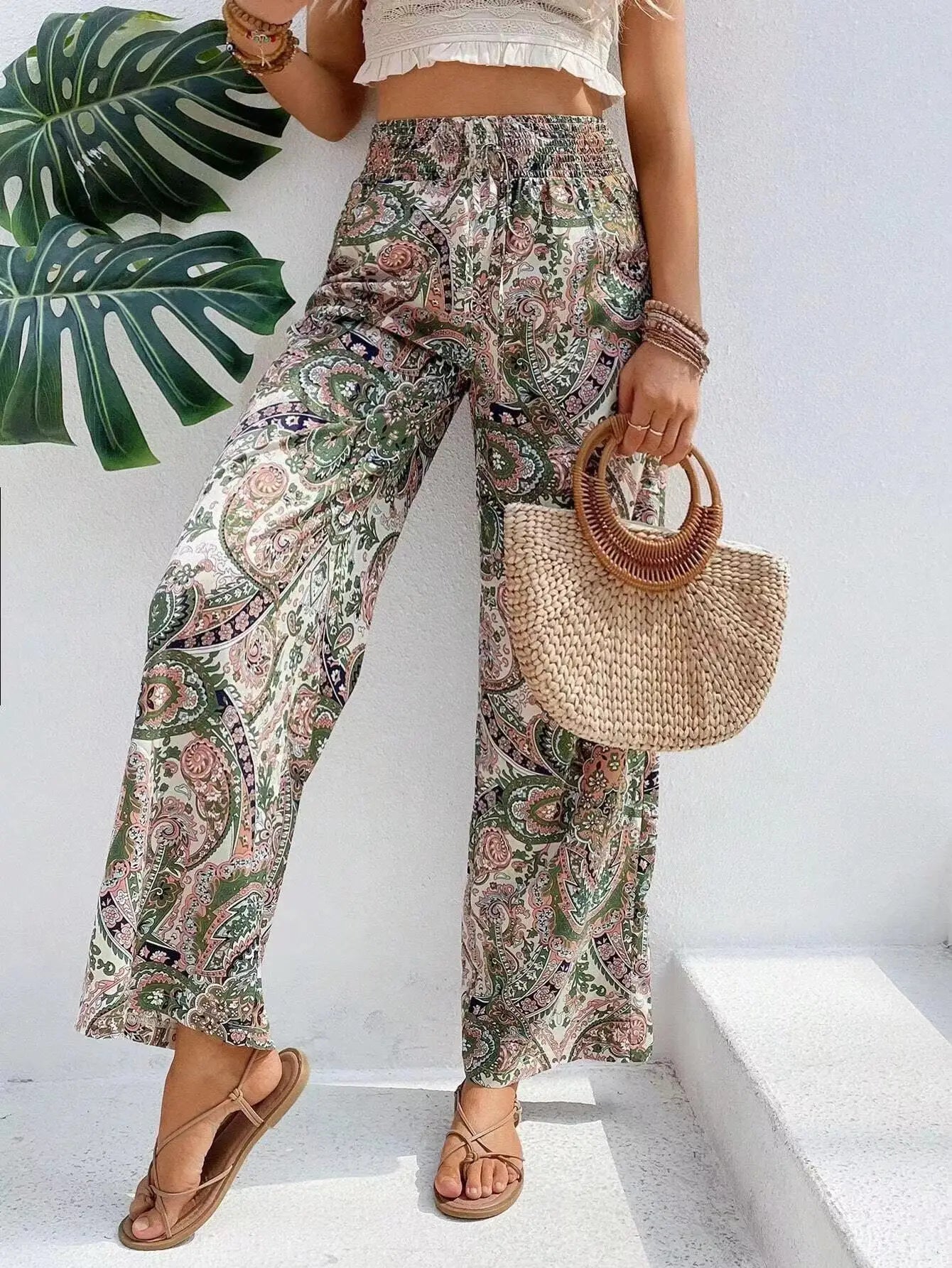 Orlivia | Vintage Wide-Pants
