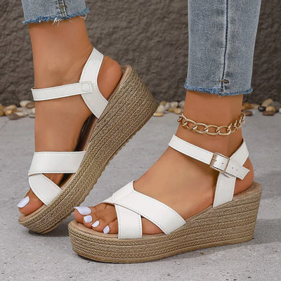Daphnie | Wedge Sandals